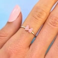 thumbnail image 2 of Pura Vida Silver Disney Minnie Mouse Bow Enamel Ring - Brass Base Band, Rhodium Plating - Size 8, 2 of 3