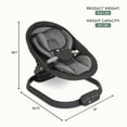 thumbnail image 6 of Evolur Comfort Cocoon Swing, Black, 6 of 9