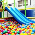 thumbnail image 2 of HLONK 100 Pcs Secure Non-toxic Baby Kid Pit Toy Swim Fun Colorful Soft Plastic Ocean Ball, 2 of 6