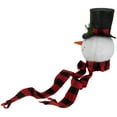 thumbnail image 5 of Northlight Plush Snowman in Top Hat Christmas Tree Topper -12" - Unlit, 5 of 6