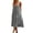 D752/Grey, variant on Afdoent Dresses For Women Design Sleeveless Open Back Loose Fit Casual Dress Robe Homewear Midi Dress Travel Outfits