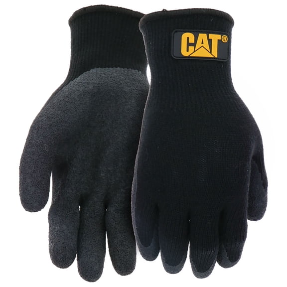 Latex Palm Gloves Black XL
