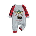 thumbnail image 2 of SwiftWear Christmas Pajamas for Family 2024 Matching Sets Red and Black Buffalo Plaid Xmas Pjs Soft Holiday Sleepwear, 2 of 4