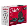thumbnail image 2 of Batería de Cocina + Wok Deleite Azul Turqueza 5 Piezas, 2 of 4