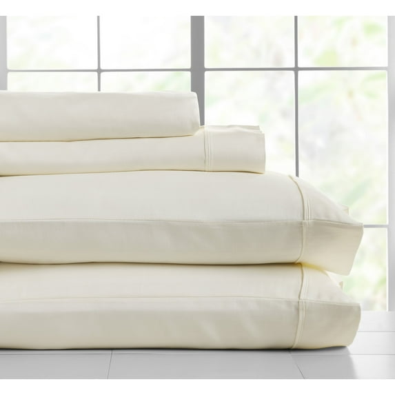 Knightsbridge 600 Thread Count Jacquard Herringbone Sheet Set - Misty Jade King