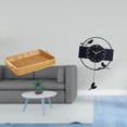 thumbnail image 2 of Cestas de almacenamiento,Cestas de almacenamiento de cocina tejidas con asas hechas a mano,Cestas de pan redondas Bandejas para servir Rectángulo,Reloj de pared,Reloj de pared con diseño de, 2 of 8