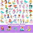 thumbnail image 2 of Paquete de 100 lindas pegatinas de sirena para niños, pegatinas de animales para botella de agua, computadora portátil, regalos de diario, pegatinas estéticas de vinilo impermeables para niños pequeños, adolescentes, niñas, niños y adultos. JM, 2 of 5