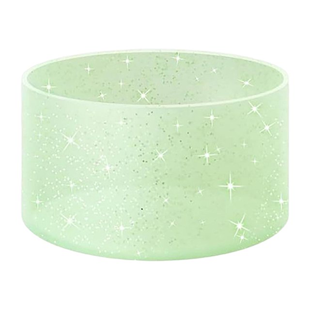 Funda de silicona para taza con purpurina y aislamiento térmico para botella de agua