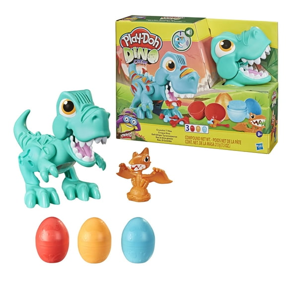 Play-Doh Crunchin' T-Rex Playset with Sounds, Play-Doh Eggs, Kids Toys, Ages 3 