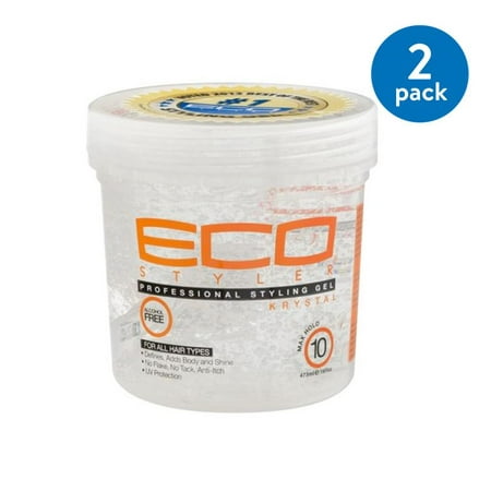 Gel 16 Oz Spray - Eco Styler Professional Styling Gel, Maximum Hold, 16 Oz (Pack of 2)