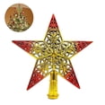 thumbnail image 2 of Adorno de estrella para árbol de Navidad, adorno de decoración navideña, 2 of 4