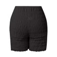 thumbnail image 4 of DHFJKG Women Lace Shorts For Under Dress High Rise Ruffle Hem Loose Fit Elastic Waist Cozy Shorts, 4 of 5