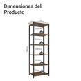 thumbnail image 3 of Armario Organizador Multiuso Despensero Madesa 59cm Marrón, 3 of 5