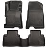 Husky Liners Weatherbeater Series Front & 2nd Seat Floor Liners Fits 08-12 Accord 4 Door Fits select: 2008-2012 HONDA ACCORD