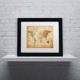 thumbnail image 3 of Trademark Fine Art "Time Zones Map of the World" Canvas Art by Michael Tompsett, White Matte, Black Frame, 3 of 4