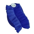 thumbnail image 1 of Turbante africano de malla para mujer, pañuelo musulmán para la cabeza, hiyab, turbante, cubierta para el cabello, pañuelo para la cabeza Azul, 1 of 4
