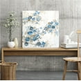 thumbnail image 2 of Courtside Market Dogwood in Blue I 16"x16" Gallery-Wrapped Canvas Wall Art, 2 of 5