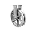 thumbnail image 2 of V Groove Semi Steel Cast Iron Rigid Top Plate Heavy Duty Caster with 8 Inch Wheel – 1,250 lbs. Capacity/Caster - Service Caster Brand, 2 of 4