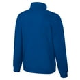 thumbnail image 3 of Unisex Stadium Essentials Royal Golden State Warriors  Varsity Trainer Quarter-Zip Pullover, 3 of 3