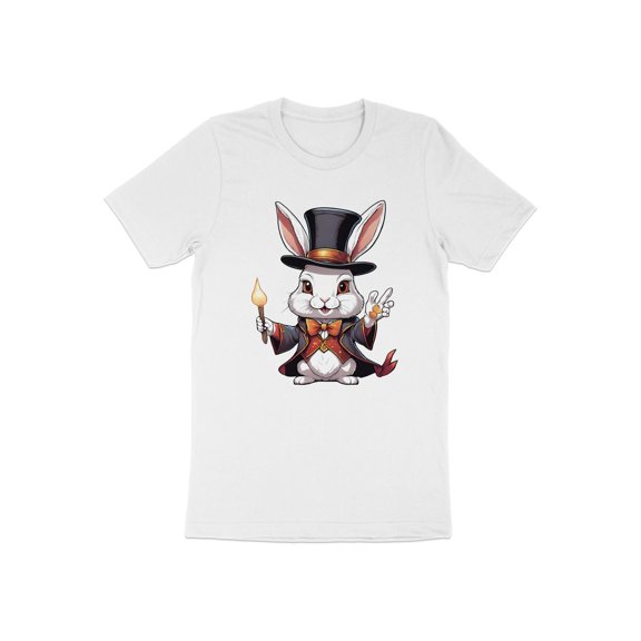 Magician Bunny Rabbit Magic Illusionist Gift Men Women Kids T-Shirt Magician Magic Bunny Rabbit Birthday Holiday Gifts Tshirt