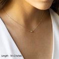 thumbnail image 4 of Turandoss Bead Choker Bar Pendant Necklace for Women Hammered Disc 14K Gold Plated Adjustable Layered Jewelry Trendy Personalized Birthday Gifts Accessories for Women Her, 4 of 8