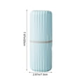 thumbnail image 3 of Ohmyroo Multi Functional Toothbrush Travel Case Portable Hygiene Organizer With Cups For Office And Travel, 3 of 6