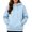 Light Blue-A#16077HH, variant on Hearthz Baggy Hoodies for Women Drop Shoulder Long Sleeve Womens Sweatshirt Fall Winter Solid Color Lightweight Pullover for Women with Pocket Orange XL