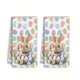 thumbnail image 2 of ddioayh Kitchen Towels Set of 2 Super Soft Absorbent Easter Themed Dish Cloths and Hand Towels 25.9x16.9 Inches for Cooking Baking Drying and Decor, 2 of 6