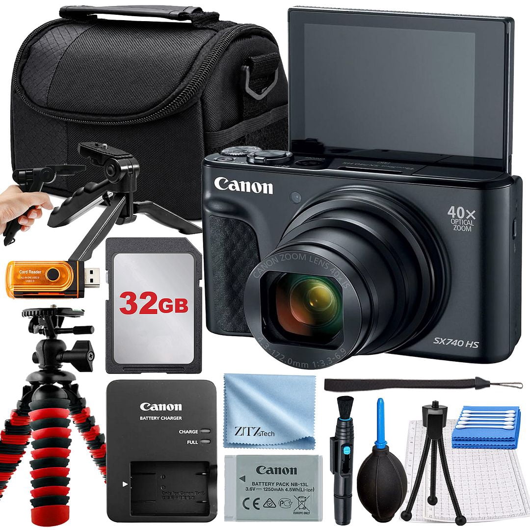 Canon PowerShot SX740 HS Digital Camera (Silver) with 40x Optical