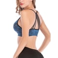 thumbnail image 3 of DODOING Women's High Impact Support Running Tank Tops Racerback Breathable Workout Yoga Bras, 3 of 8
