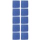 thumbnail image 3 of Paños de limpieza de microfibra suave, paquete de 10, cuadrados azules para uso en el hogar y la cocina, 3 of 8