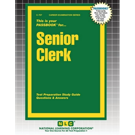 Career Examination Senior Clerk, Book 707, (Paperback)