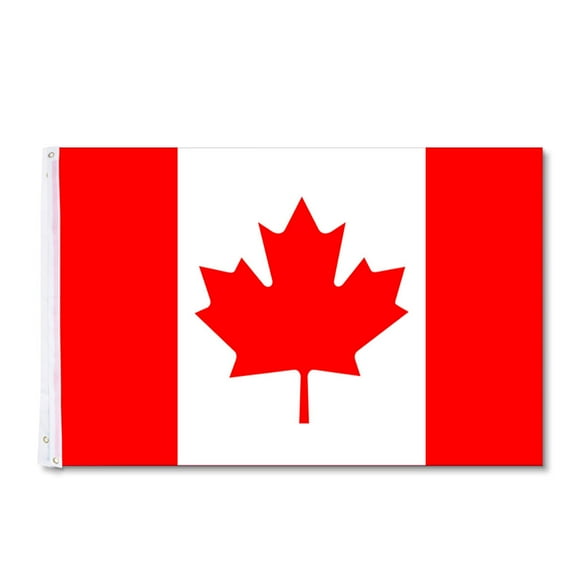 Yescom 3'x5' ft Polyester Canada Flag Canadian Maple Leaf Banner Indoor Outdoor Yard for Flagpole