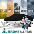 thumbnail image 7 of Waterproof Anti-UV Breathable Boat Cover with Storage Bag, 7 of 7