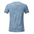 thumbnail image 5 of Leey-World Mens T Shirt Mens Bamboo Viscose T Shirt Ultra Soft Plain Tshirts for Men Cooling Crew Neck Casual Basic Tee Shirt Undershirt(Light Blue,XL), 5 of 9