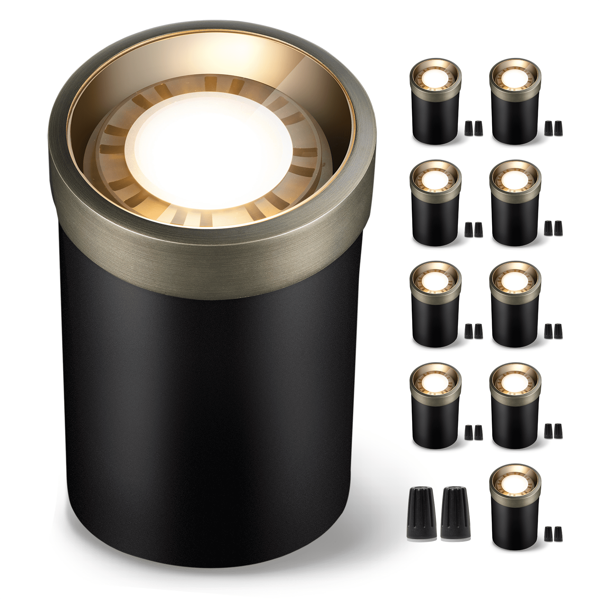 12V Low Voltage Brass In Ground Well Light Shielded Top - Gardenreet –  Gardenreet Lighting