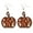 orange, variant on DESIGNICE Halloween Earrings,Orange Pumpkin Goth Earrings,Wood Warp-Resistant Drop Earrings for Women,Orange