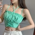 thumbnail image 3 of KOOYET Summer Halter Female Slim Tank Knitted Camisole Women Summer Crop, 3 of 5