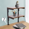 thumbnail image 4 of Clamp On Desk Organizer Shelf, 2-Tier Desk Extension Shelving Unit, Desktop Storage Shelf, 4 of 18