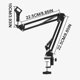 thumbnail image 5 of Micrófono Mic Arm Ajetable para La Transmisión Juegos, 5 of 9
