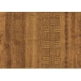 thumbnail image 1 of Ahgly Company Indoor Rectangle Abstract Brown Modern Area Rugs, 2' x 4', 1 of 4