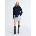 thumbnail image 3 of Free Assembly Women's Faux Wool Jacket with Scarf, Sizes XS-XXL, 3 of 6