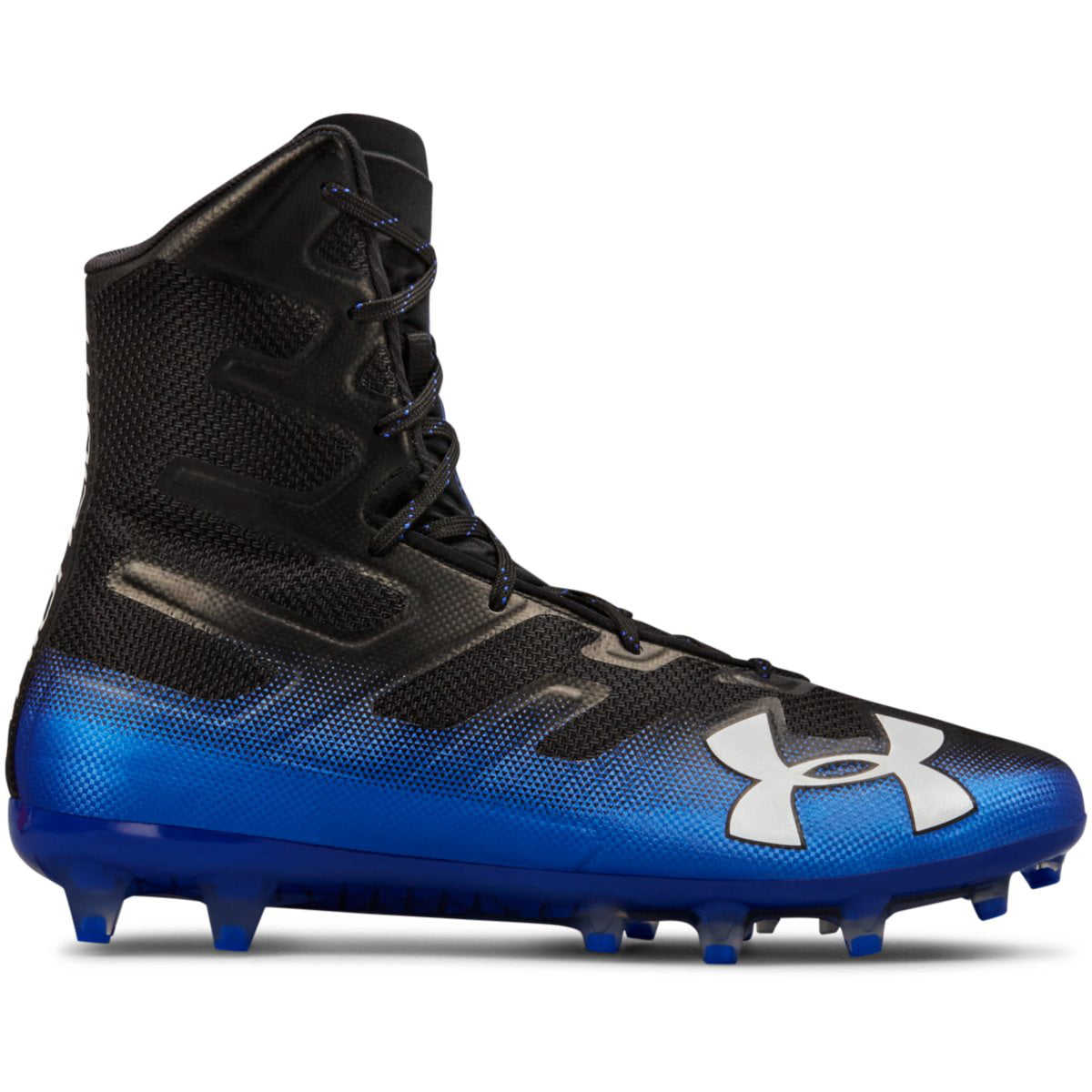 Mens Under Armour Highlight MC Football Cleats Size 10/10.5/11/13 Blue/White 