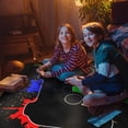 thumbnail image 4 of Gaming Chair Mat for Carpet Hardwood Tile Floor,36"x48" Gaming Rug for Gaming Room, Under Desk Non Slip Gamer Rug,Low-Pile Game Room Rug,Rubber Backing Large Gaming Chair Floor Mat,Colorful Gamepad, 4 of 8