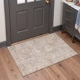 thumbnail image 3 of KUETH 2x7 Soft Vintage Vintage Runner Rug, Machine Washable Low Pile Non Slip Backing Rug Runner, OCHRE MARBLE Rug for Hallway Kitchen, 3 of 5