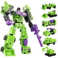 thumbnail image 1 of G1 Transformed Constructicon Devastator Set 6 In 1 100% Complete Figures, 1 of 1