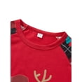 thumbnail image 5 of DuAnyozu Matching Family Christmas Pajamas Set Hoodie Pajamas Reindeer Jumpsuit Romper Holiday Pjs One Piece Hooded Sleepwear, 5 of 10