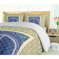 thumbnail image 4 of Ambesonne Moroccan Duvet Cover Sets, Persian Ottoman Culture, 2-King, Blue Beige, 4 of 6