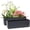 Dark Grey(16''x 5.5''), variant on Elongated Self Watering Planter Pots Window Box 5.5 x 16 inch Indoor Home Garden Modern Decorative Planter Pot for All House Plants Flowers Herbs (White,1-Pack)