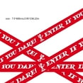 thumbnail image 3 of YIMWNYI Halloween Caution Tape, Do Not Enter Warning Ribbon, Party Decoration Barrier Tape, Indoor Safety Barricade, Eye-catching Halloween Decor, High-visibility Warning Tape, 3 of 6